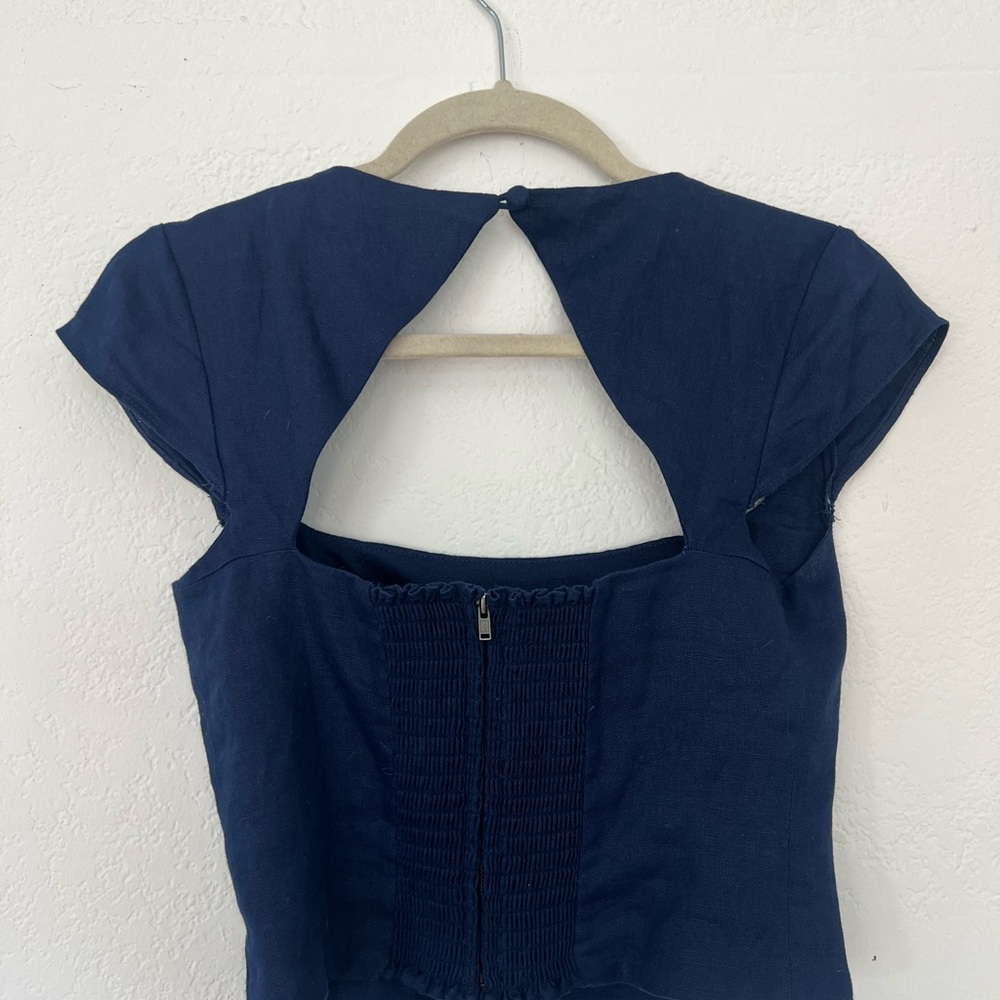 Reformation Midnight Blue Midi Dress - Picture 8 of 8